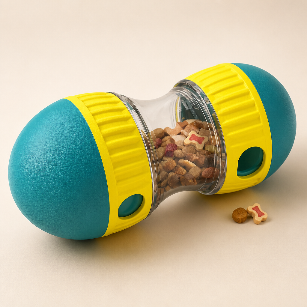 TumbleTreat Adjustable Treat-Dispensing Dog Toy